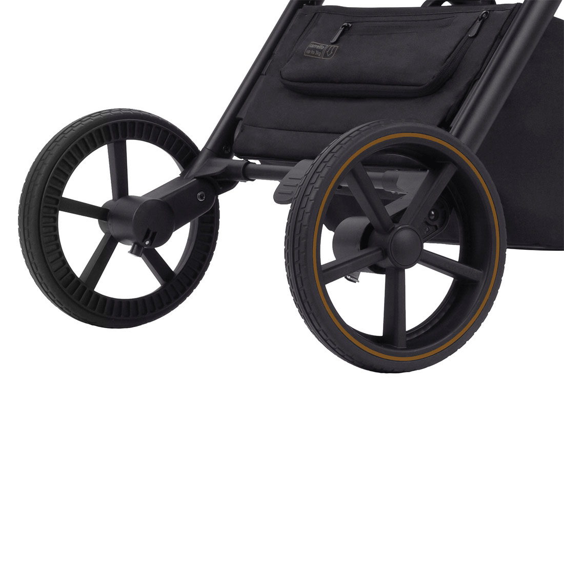 Універсальна коляска Epica 3 в 1 2025 Адаптивна амортизація пом'якшить хід коляски і поглине надлишкову вібрацію.