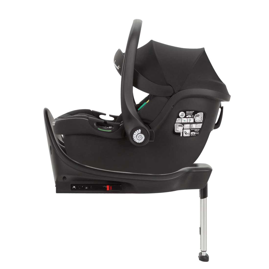 Автокрісло Ammonite + base 2025 використання бази підвищує показники безпеки автокрісла